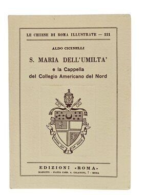 S. Maria DellUmiltà Aldo Cicinelli 1970 Paperback Religious History